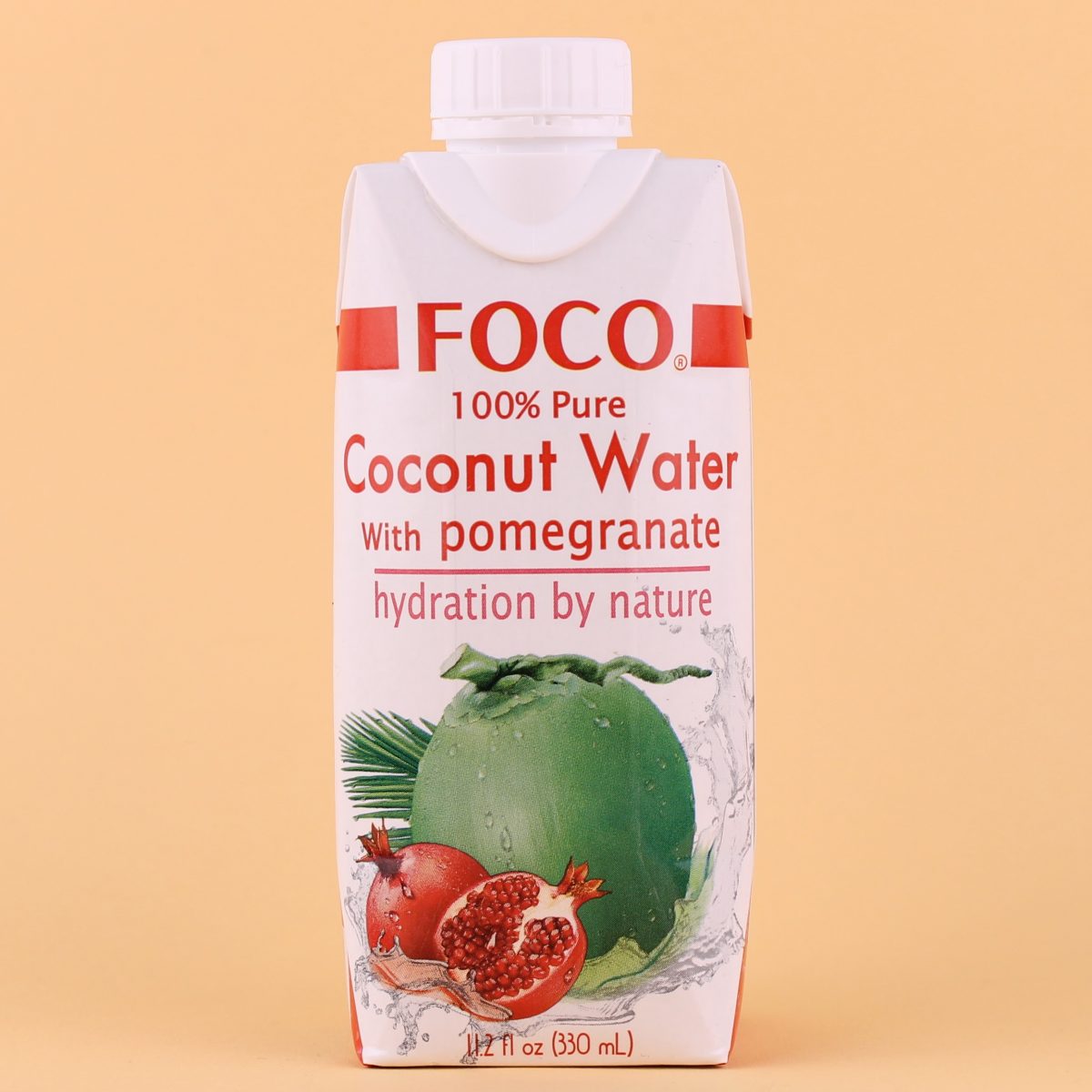Кокосовая вода с соком граната, Foco - B12 VEGAN SHOP