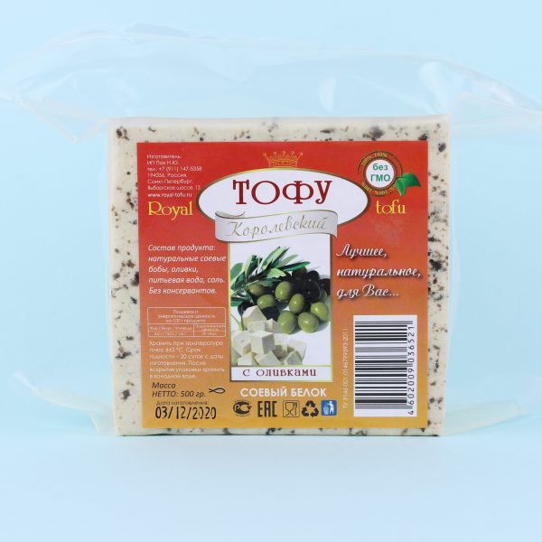 Тофу с оливками