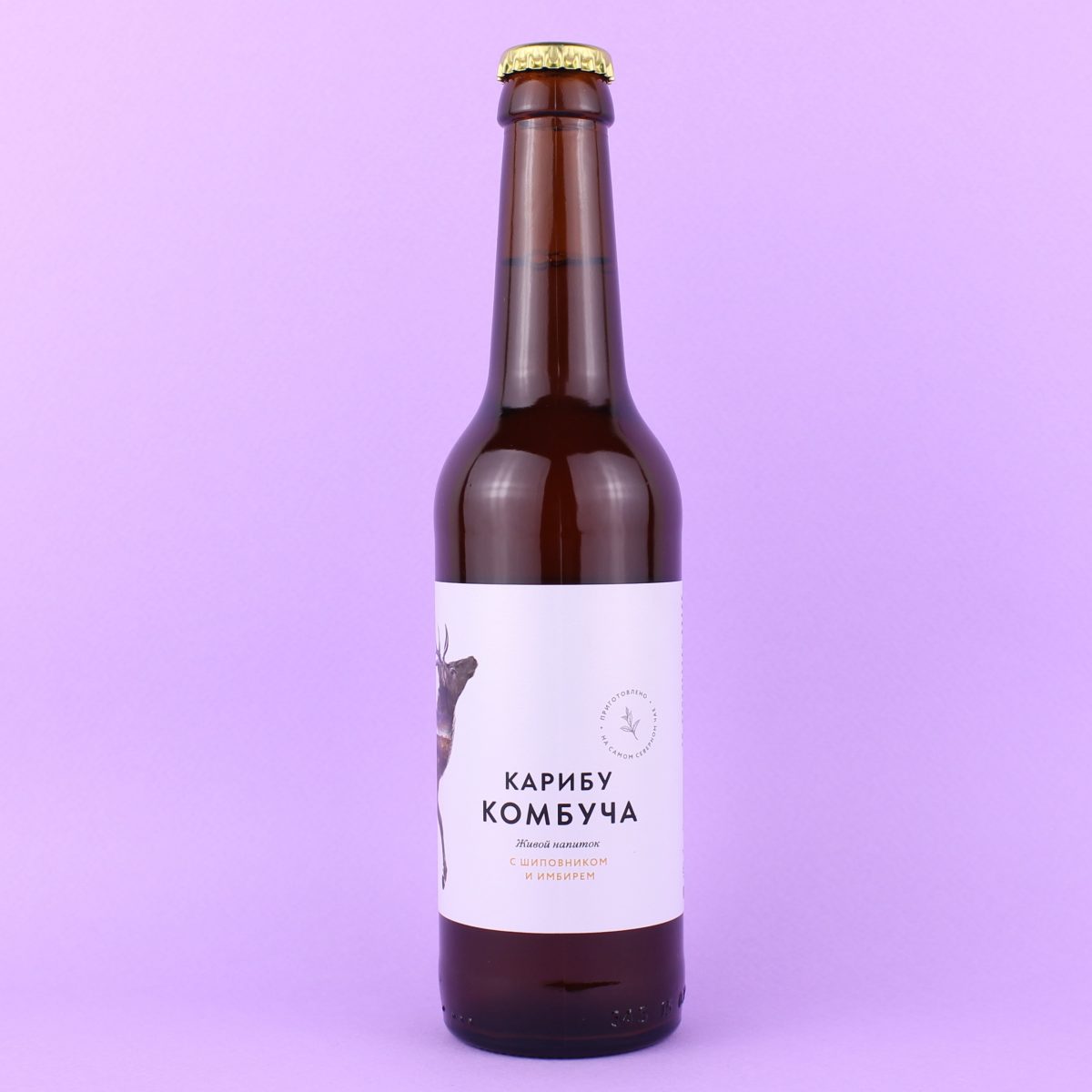 Комбуча Шиповник и имбирь