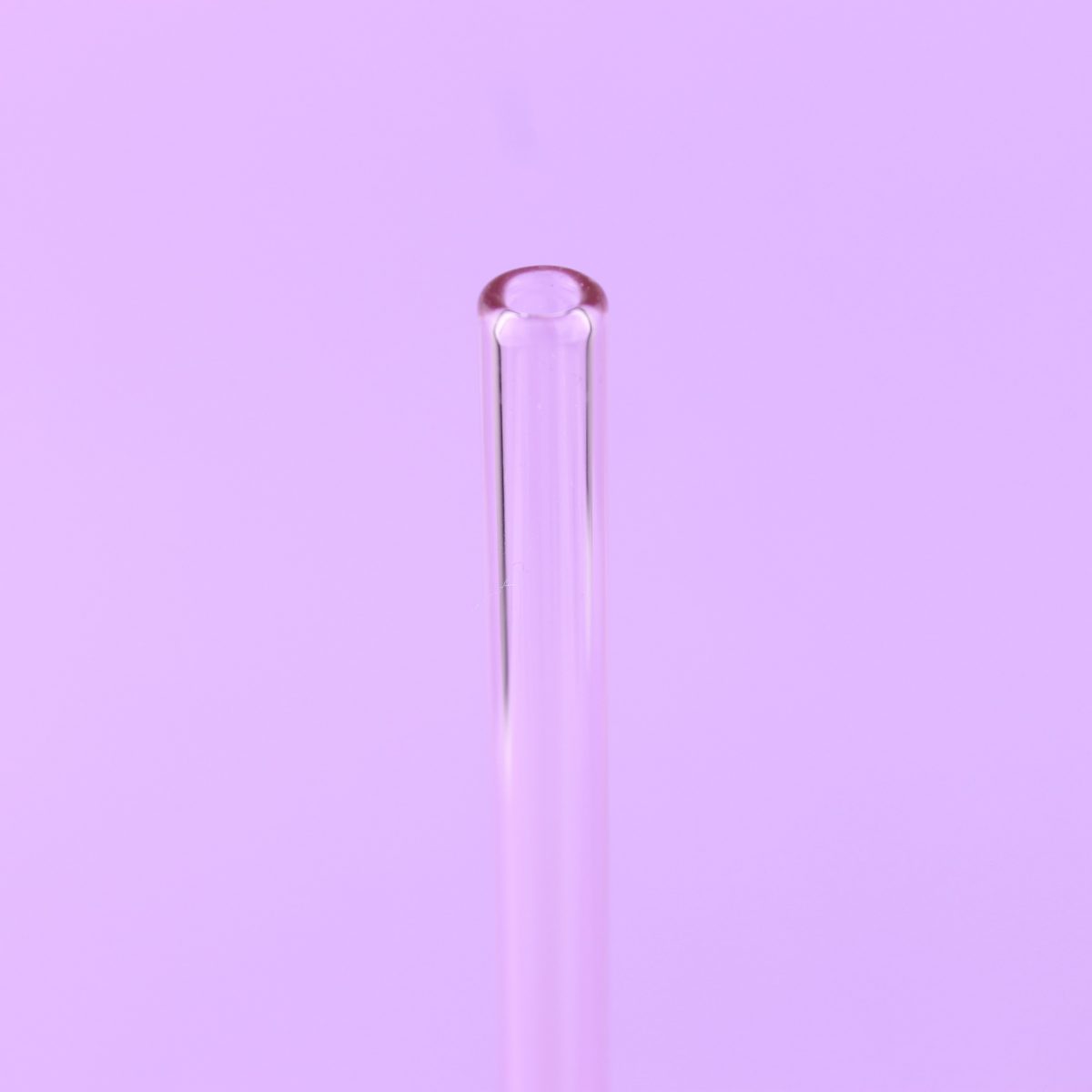 Трубочка стеклянная прямая розовая Трубочка стеклянная прямая розовая