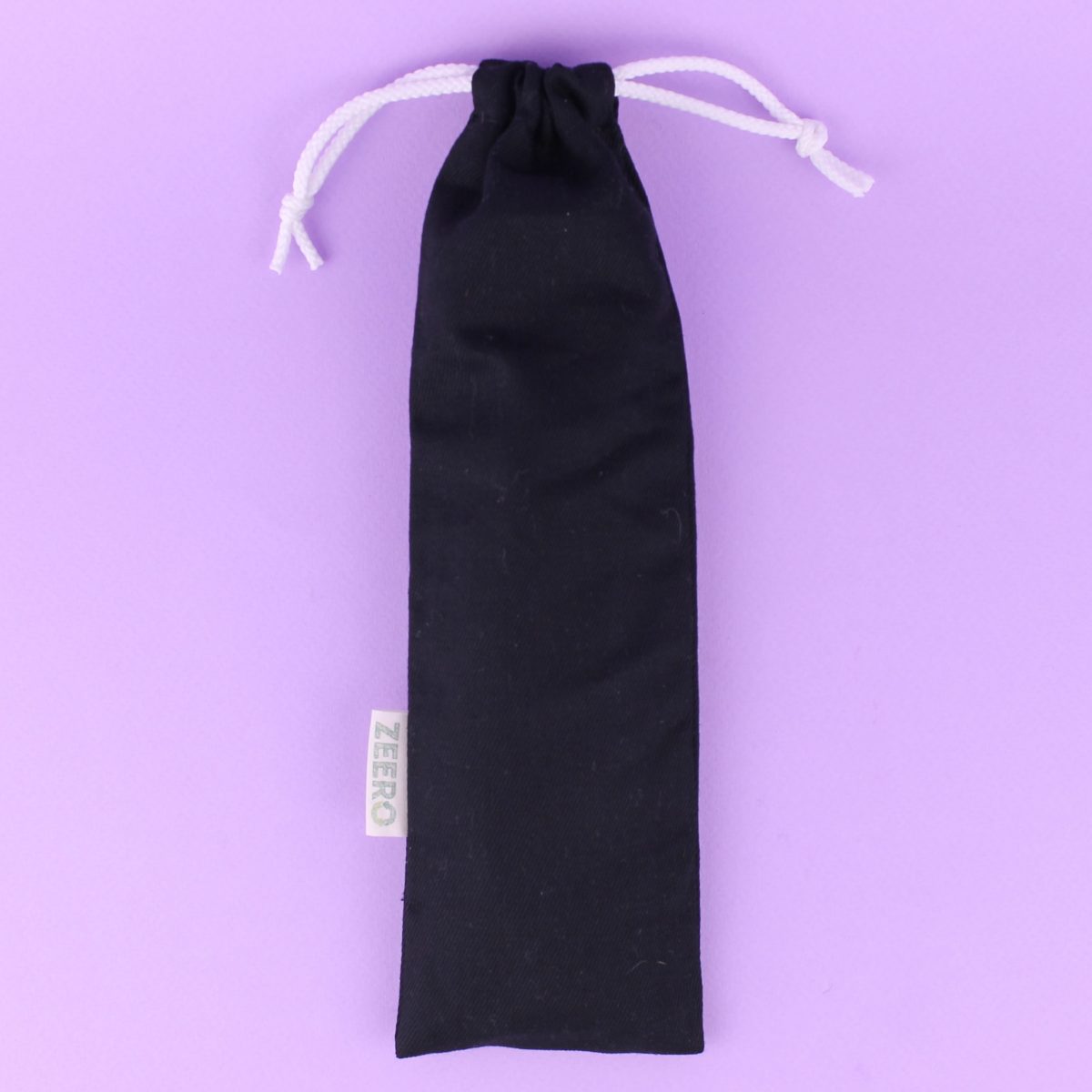Мешочек для трубочек чёрный