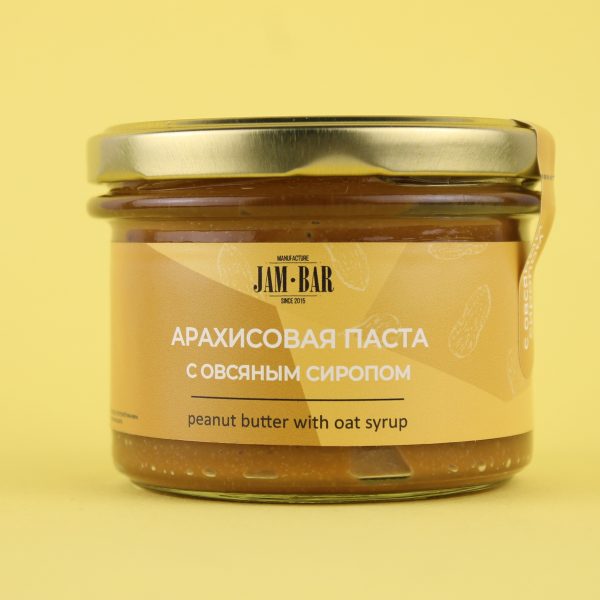 Паста арахисовая с овсяным сиропом Паста арахисовая с овсяным сиропом