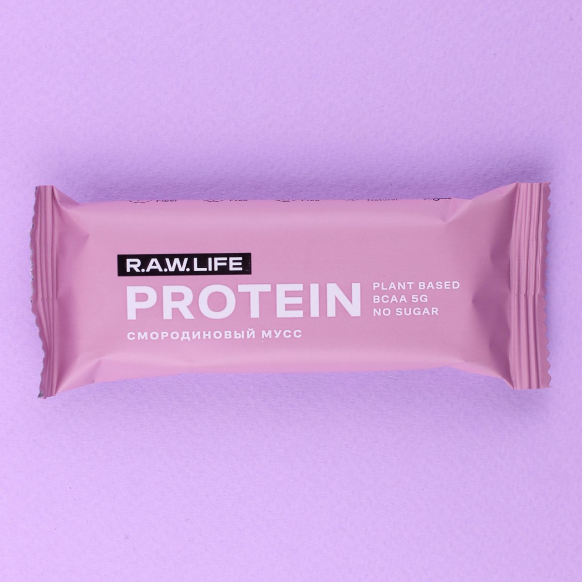 Батончик протеиновый Смородиновый мусс, Raw Life Батончик протеиновый Смородиновый мусс, Raw Life