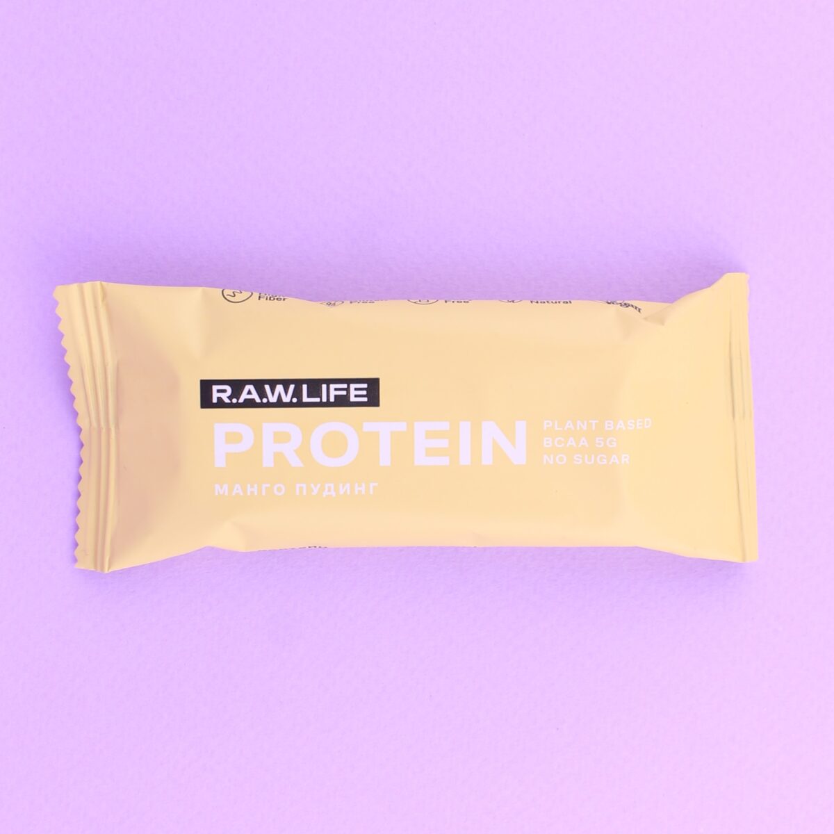 Батончик протеиновый Манго пудинг, Raw Life