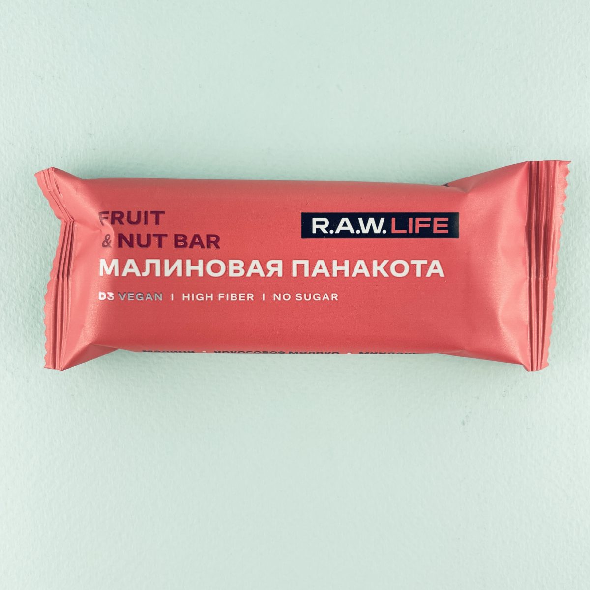 Батончик Малиновая Панакота, Raw Life