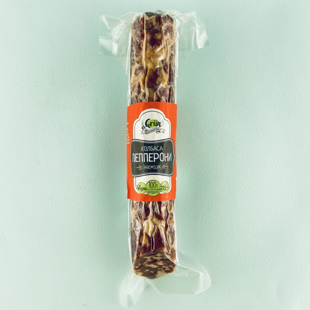 Колбаса Пепперони, Dr.Grun - B12 VEGAN SHOP