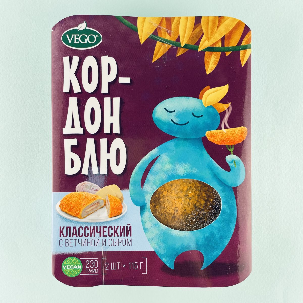 Кордон блю Ветчина-Сыр, Vego - B12 VEGAN SHOP