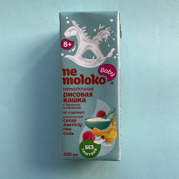 Каша рисовая Банан-Малина, Nemoloko