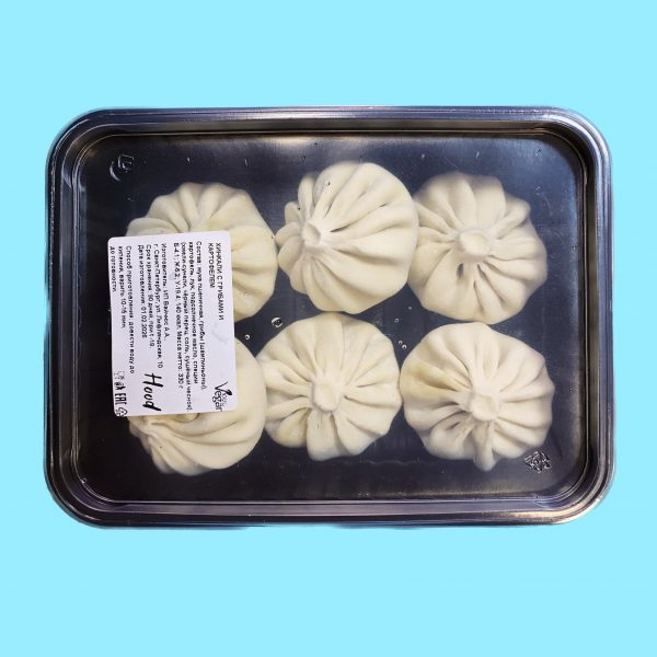 Хинкали с грибами и картофелем. Hood